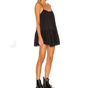 NEW Lovers + Friends Loki Mini Dress Black